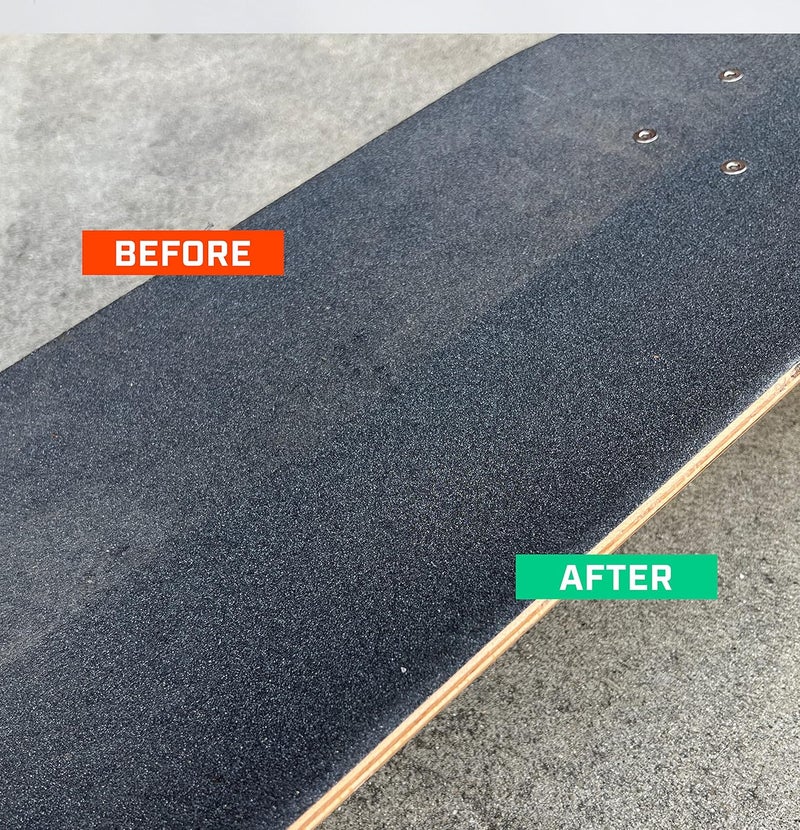 fireball Grip Tape Cleaner for Skateboards - 2 x Skateboard Grip Gum Griptape Abrasive Cleaning Sticks - Rubber Grip Cleaner Skateboard Accessories for Boys & Girls - Image 2